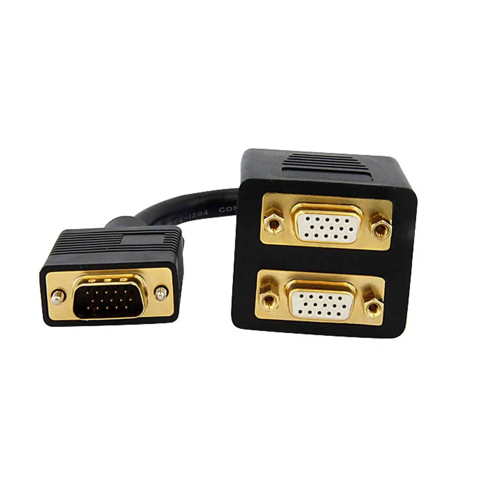 StarTech 30cm 15 Pin VGA Male to 2x VGA Female Digital Video Splitter Cable