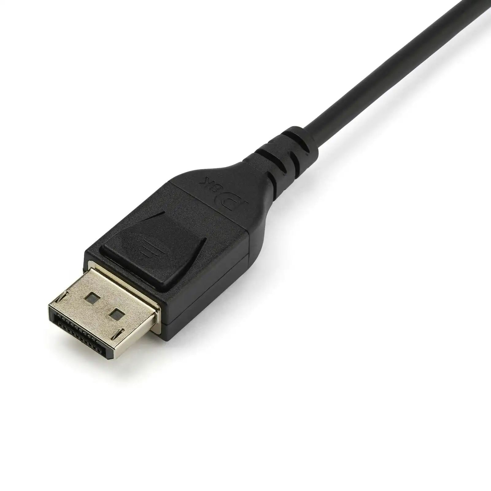 Star Tech DisplayPort Cable Black 2m HBR3 HDR MST 8K 120Hz 32.4Gbps Male To Male