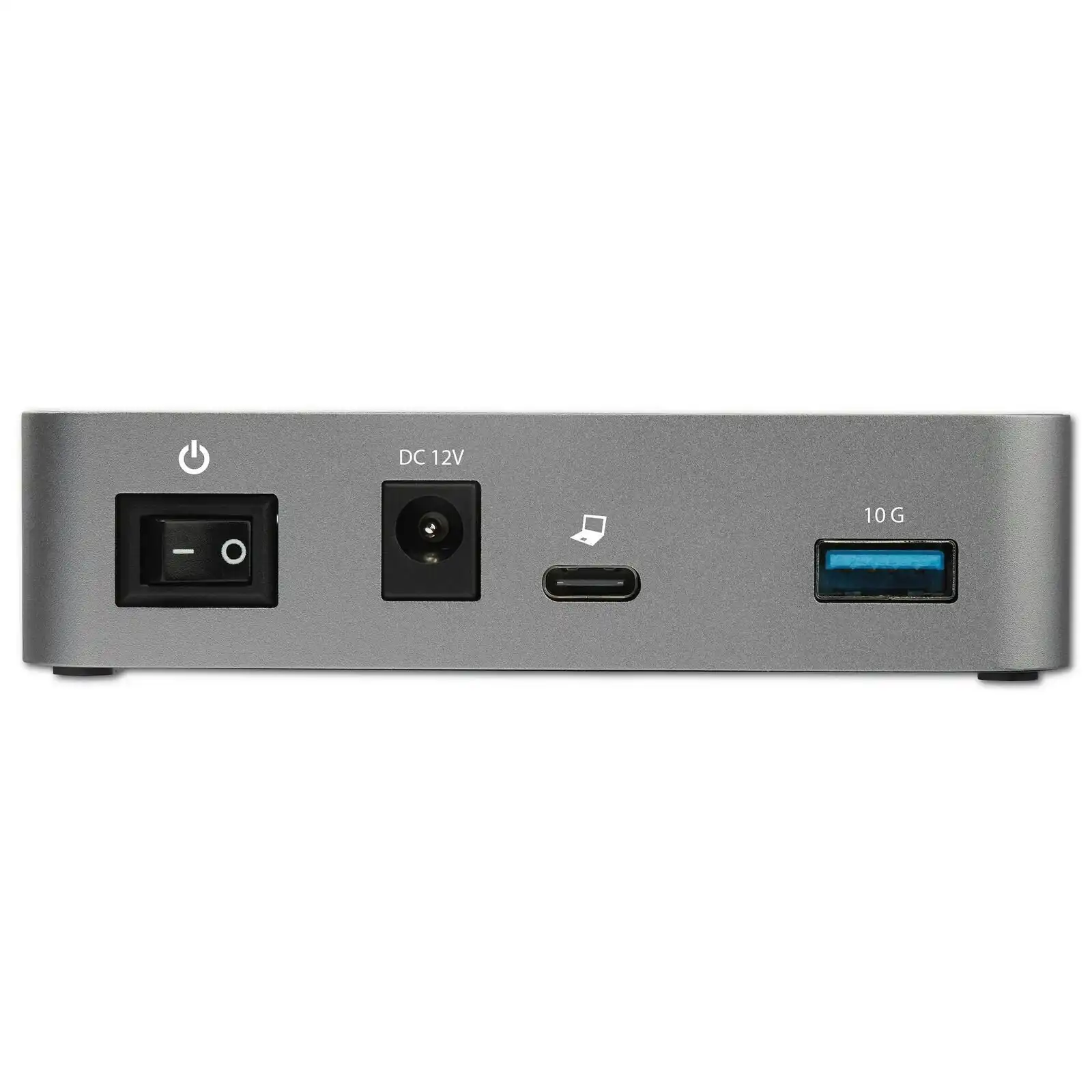 Star Tech 10Gbps 4 Fast Charge Port USB C Hub w/ Power Adapter f/ Mac/Windows