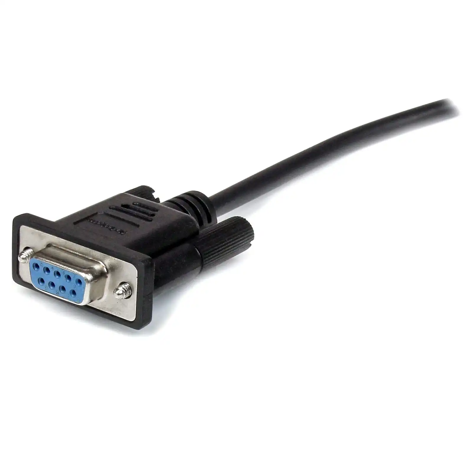 Star Tech 3m Black Straight Through DB9 RS232 Serial Cable - Male To Female