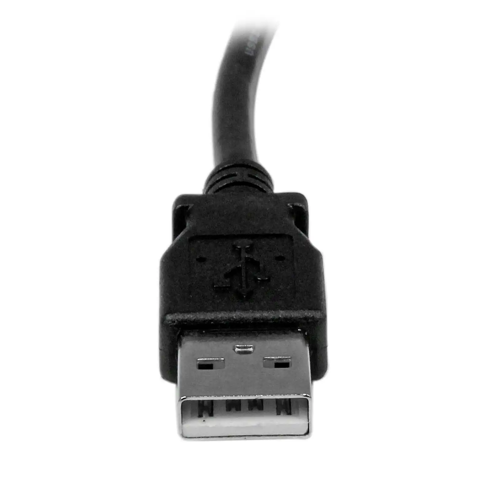Star Tech 1m USB 2.0 A Straight To Right Angle B Cable Male To Male 480Mbps BLK