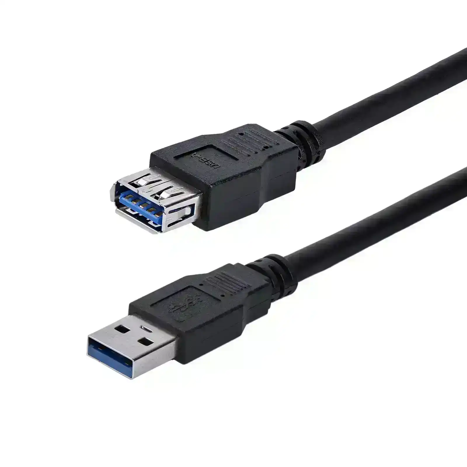Star Tech 1m SuperSpeed USB 3.0 5Gbps Extension Cable Male To Female Black