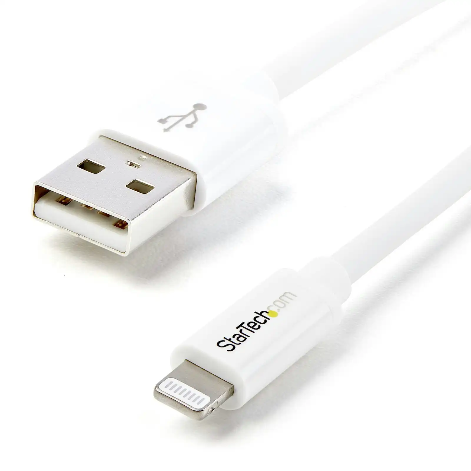 Star Tech 2m USB To Lightning Cable For iPhone/iPod/iPad Fast Charging White