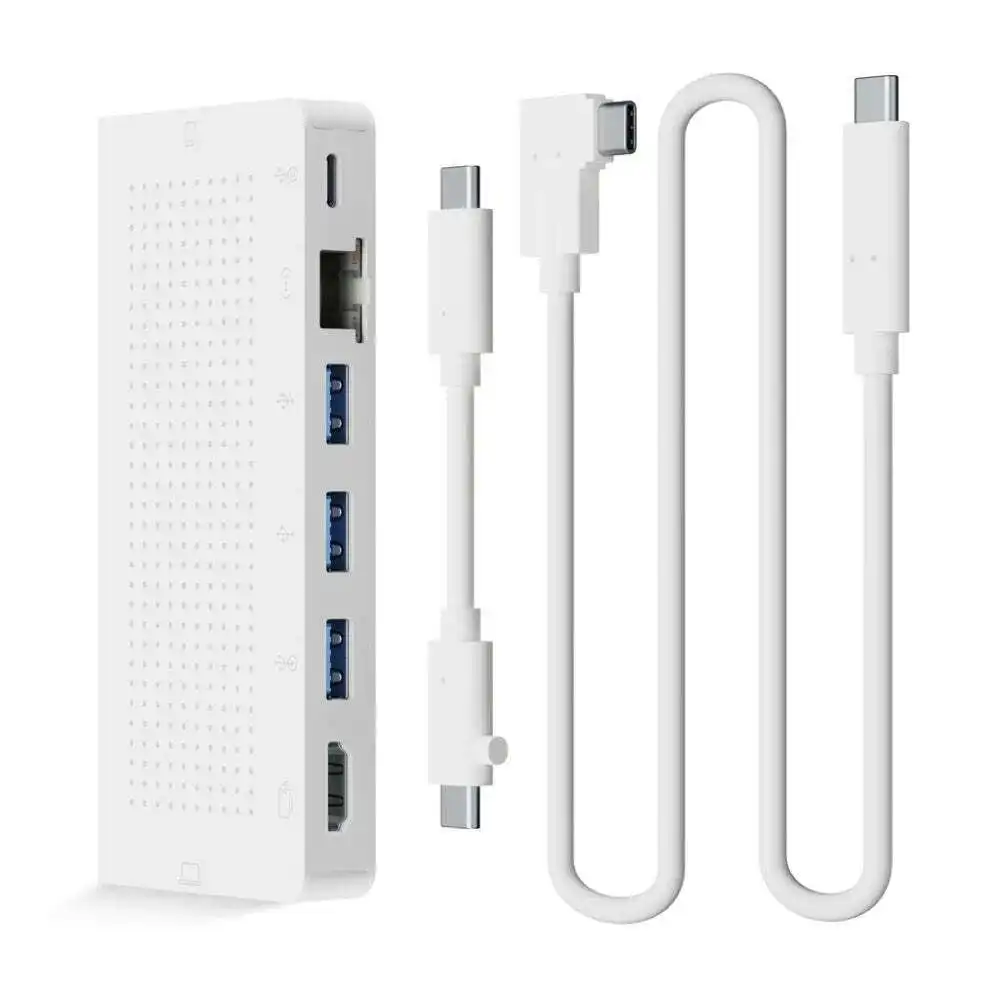Twelve South StayGo USB-C Multiport Hub Portable Splitter For PC/MacBook White