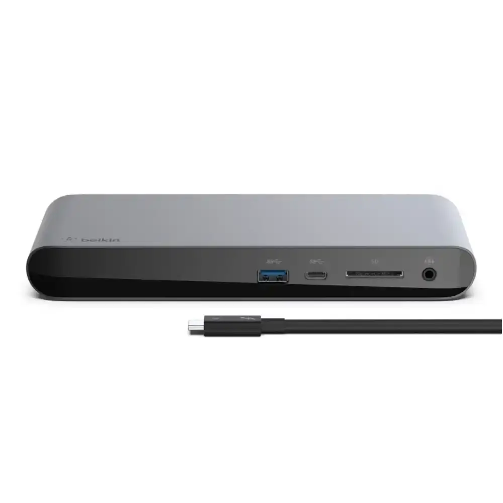 Belkin Thunderbolt 3 HD/USB-C/USB-A/Display Port 40 Gbps Dock for Mac/Windows BK