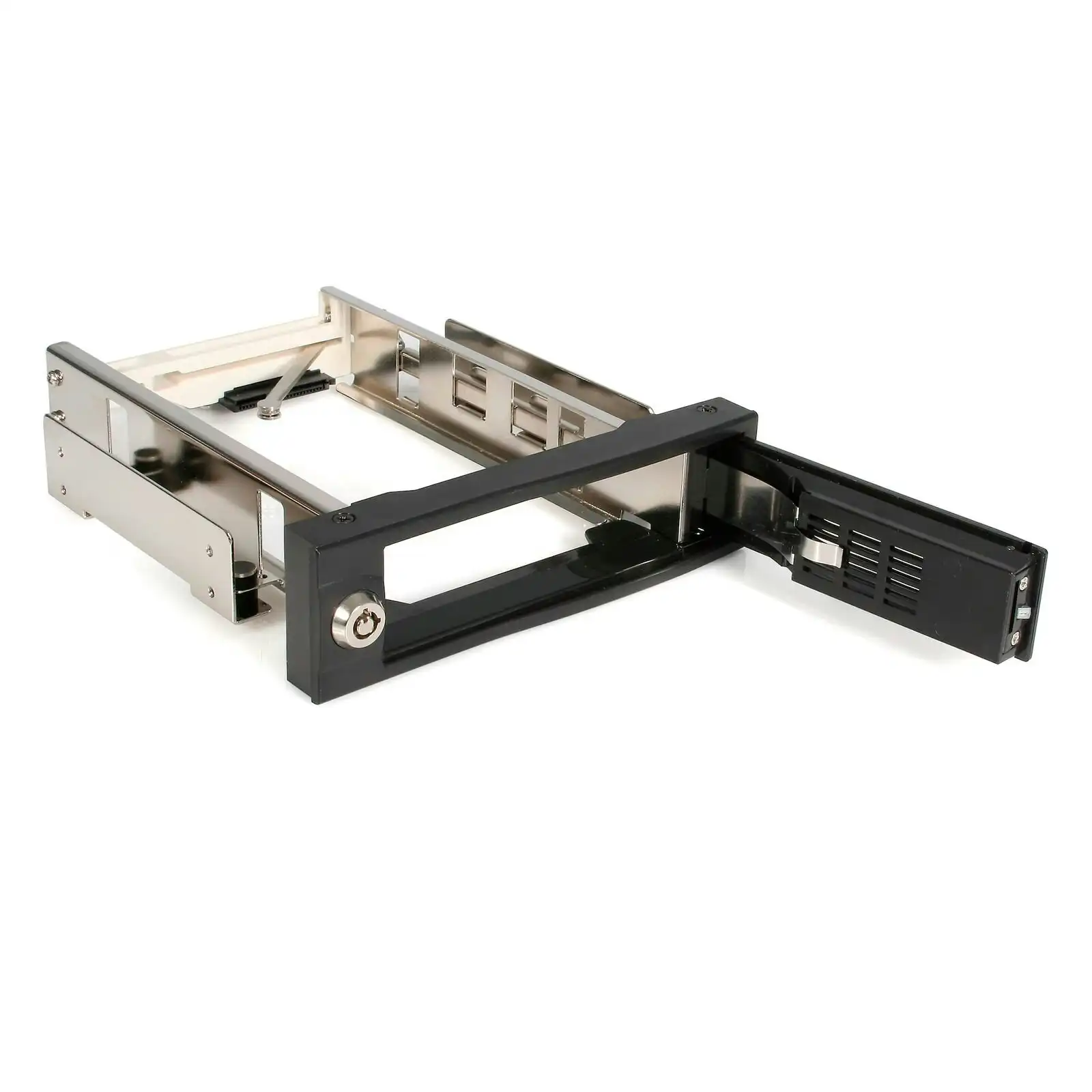 Star Tech 5.25in Trayless Hot Swap Mobile Rack Storage for 3.5" SATA Hard Drive