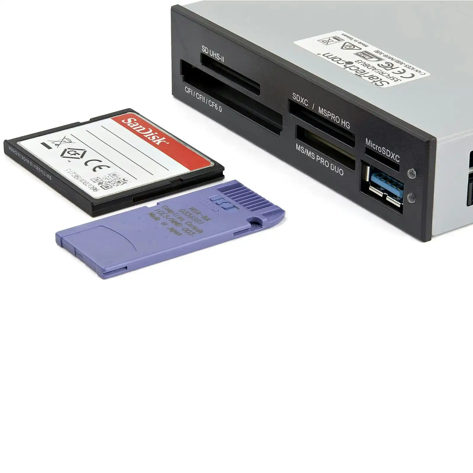 Star Tech USB 3.0 Fast Internal MicroSD/CompactFlash Multi-Card Reader/Adapter