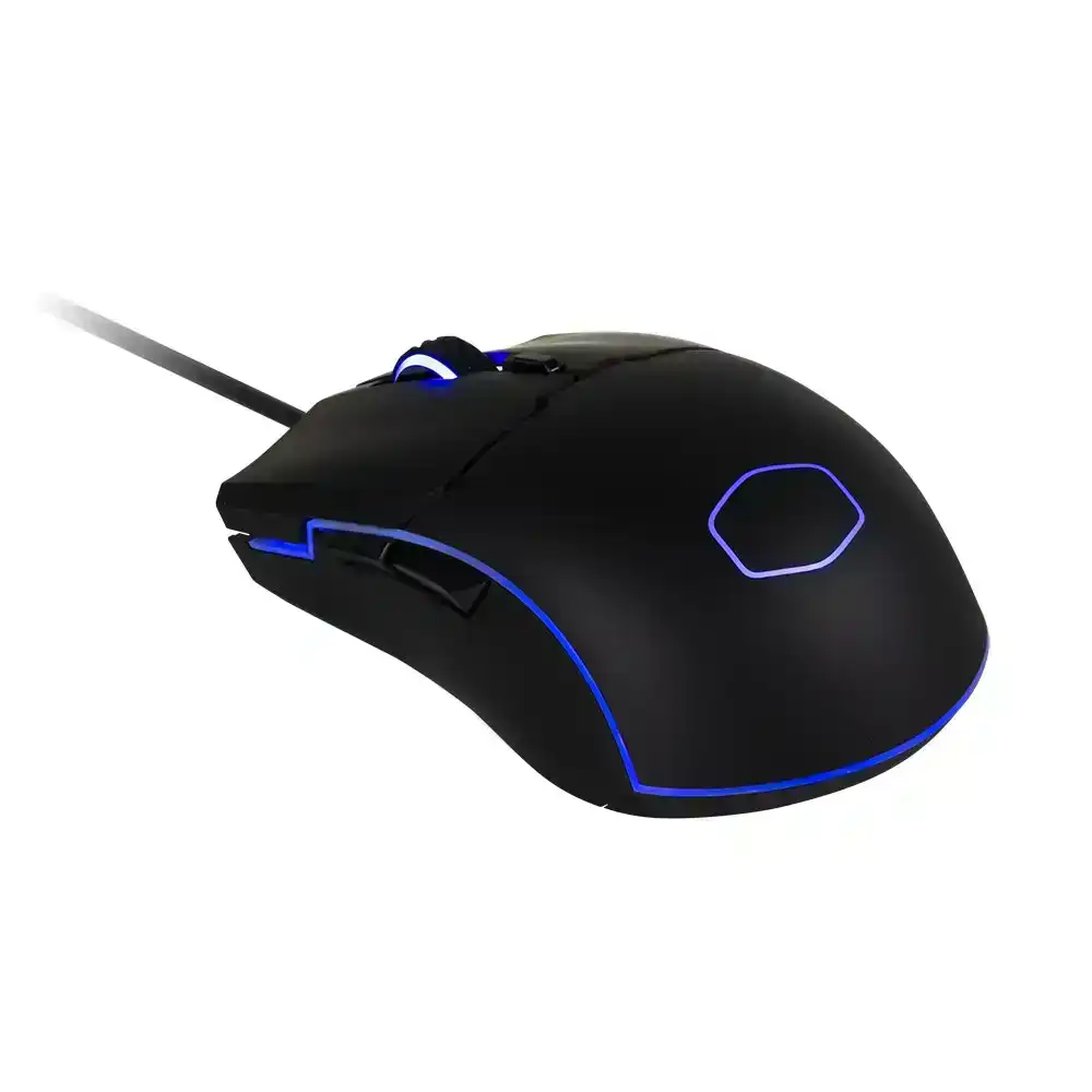 CoolerMaster CM110 RGB Wired Gaming Optical Mouse for PC/Laptop Computer Black
