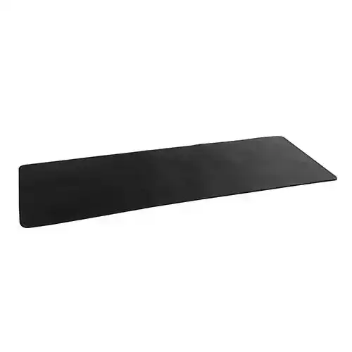 Brateck Black 80cm Extended Large Stitched Edges Gaming Mouse/Keyboard Pad