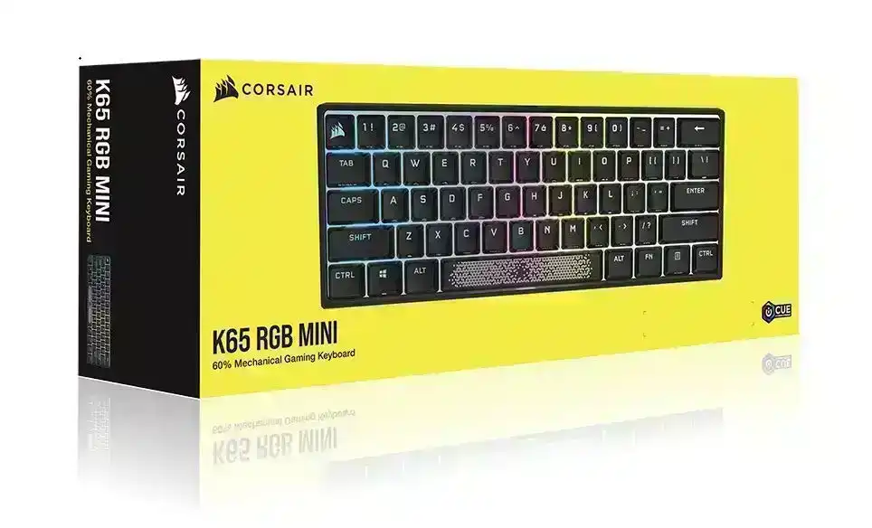 Corsair K65 RGB MINI Mechanical Cherry MX Speed Gaming Keyboard for Desktop PC