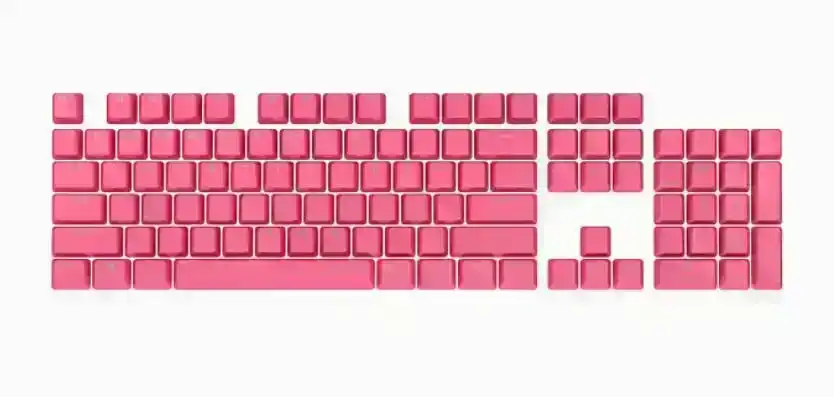 Corsair PBT Double Shot Pro Gaming Keycaps for Mechanical Keyboard Rogue Pink
