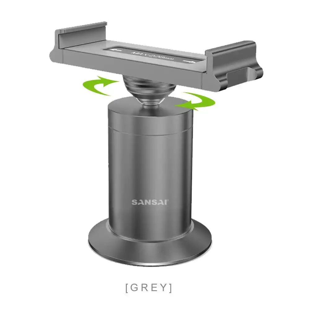Sansai Aluminium Alloy Table Tablet & Phone Stand/Mount For 12.5-21.8cm Grey