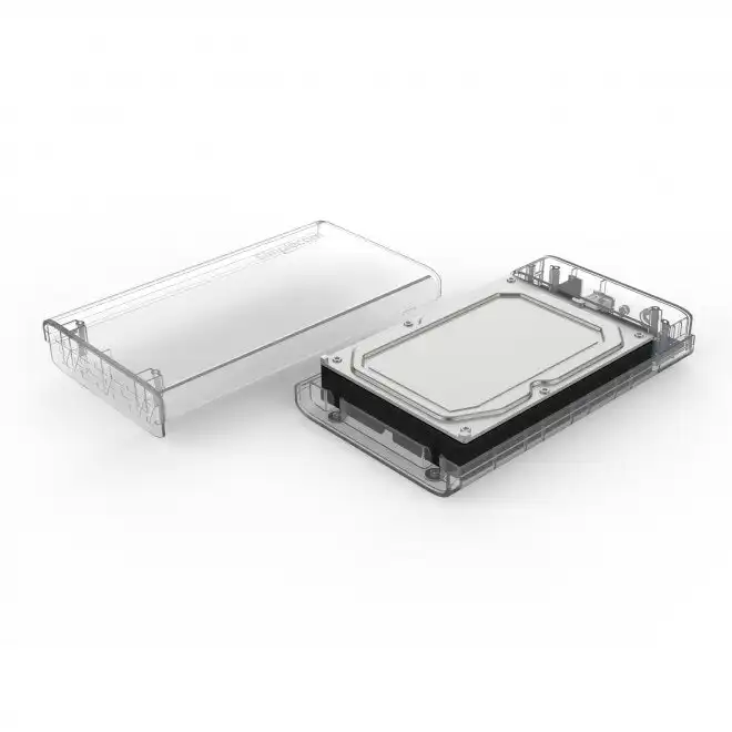 Simplecom SE301 Docking Enclosure Case For Hard Drive 3.5" SATA to USB 3.0 Clear