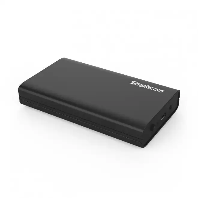 Simplecom SE301 Docking Enclosure Case For Hard Drive 3.5" SATA to USB 3.0 Black