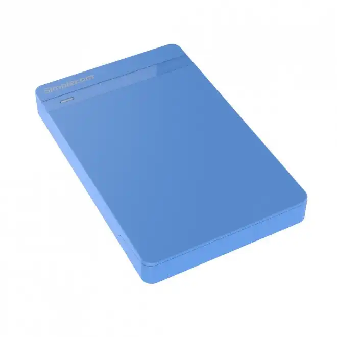 Simplecom SE203 Enclosure Case For 2.5" SATA HDD SSD to USB 3.0 Hard Drive Blue