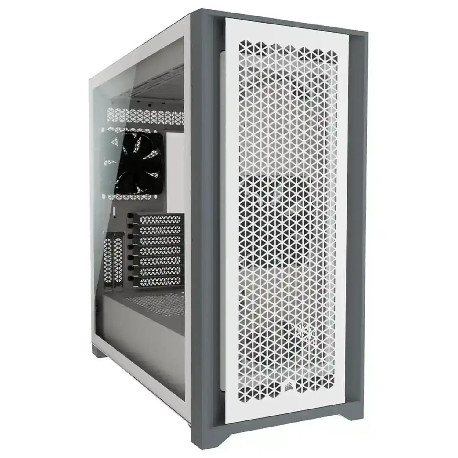 Corsair 5000D Airflow Tempered Glass E-ATX/ATX Mid Tower Case for Gaming PC WHT