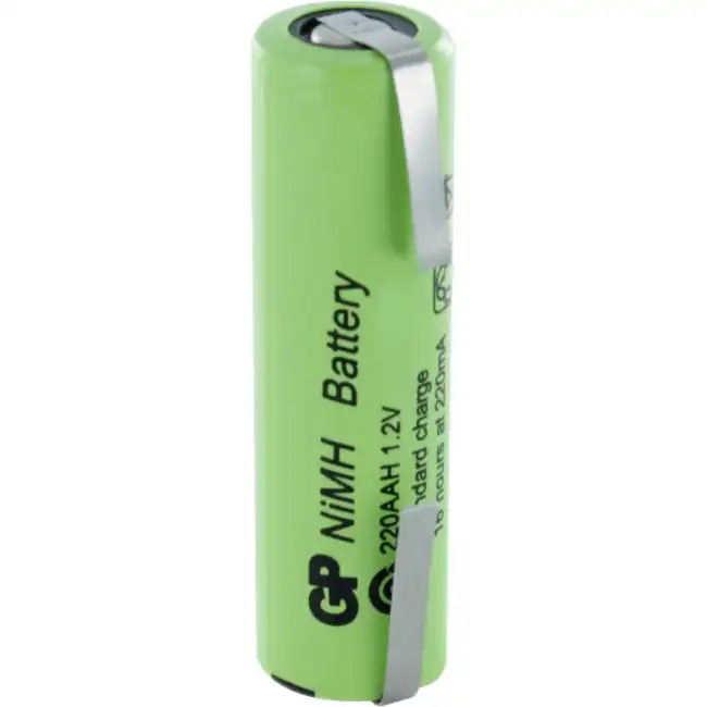 2pc GP 1300mAh 1.2V NiMH SShort AA Tagged Rechargeable Reusable Battery for Toys