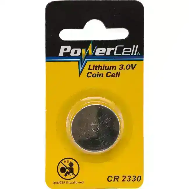 1pc Powercell 265MAH 3V CR2330 Lithium Battery Button Cell/Coin f/ Small Devices