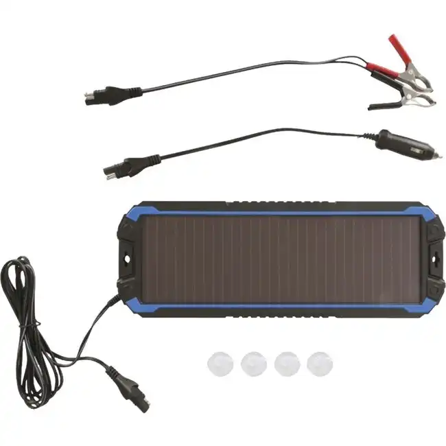 Powertech 12V 1.5W Solar Trickle Charger for Boat/Car/Motorcycle/Vehicle Battery