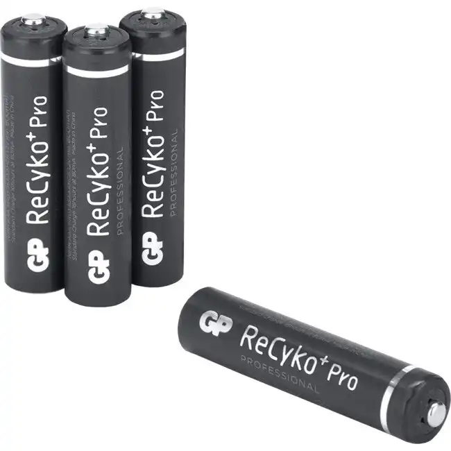 4pc GP ReCyko+ Professional 2000mAh AA Rechargeable 1.2V NiMH Battery f/ Clocks