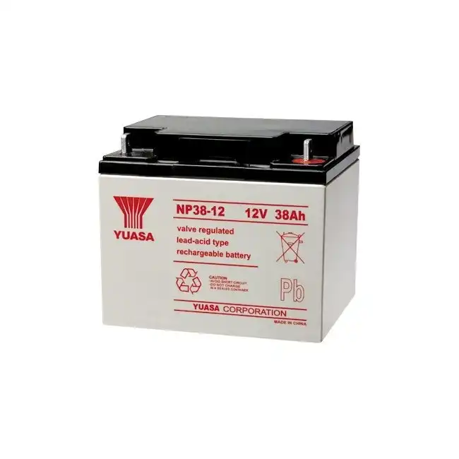 Yuasa 12V 38Ah 100A Rechargeable Battery M5 Terminal SLA/Sealed Lead Acid