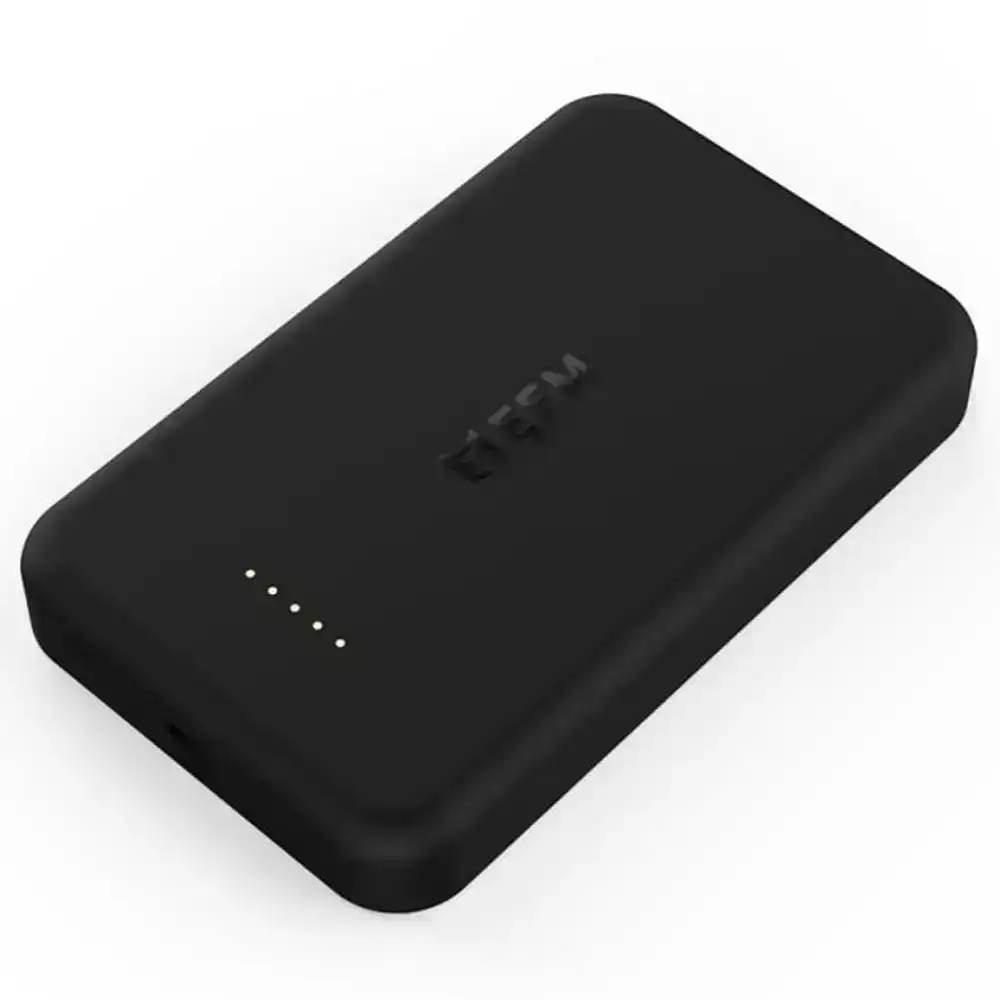 EFM FLUX 5000mAh Magnetic Wireless Power Bank for MagSafe/iPhone 13/12 Charcoal