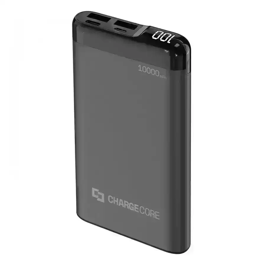 Laser Portable Phone Charger Core Power Bank 10000mAh USB-C/Lightning/Micro USB