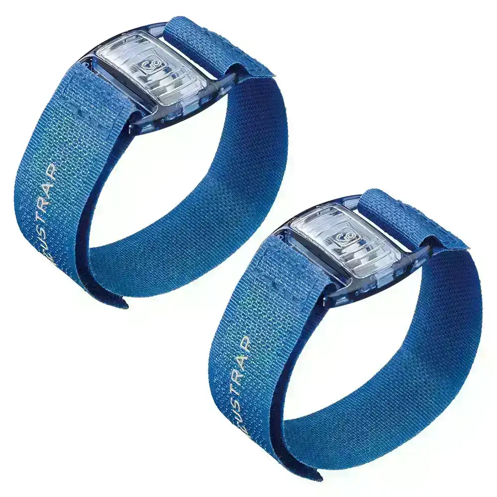 2x 2pc Go Travel Universal Motion Sickness Acustrap Relief Wrist Bands/Straps BL