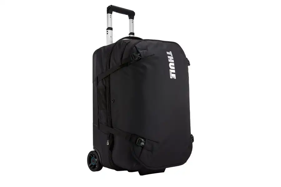 Thule Subterra 55cm/45L Wheeled Duffel Bag Carry On Suitcase Travel Luggage BLK