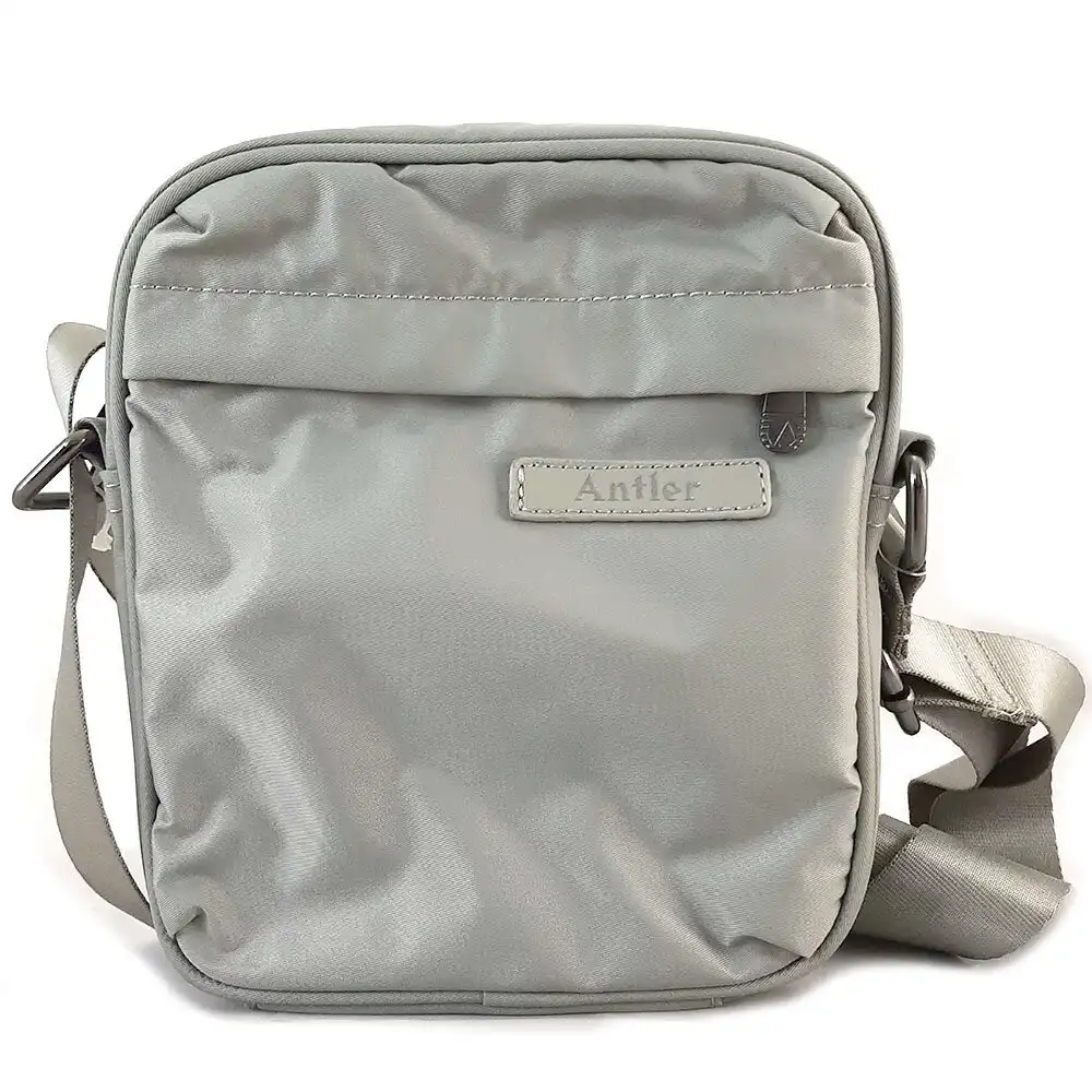 Antler Adjustable Crossbody Carry Travel Zip Bag/Pack/Pouch RFID Pocket 22cm GR
