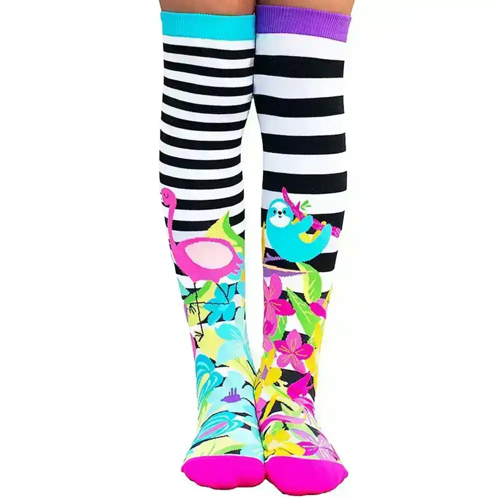 MADMIA Spring Stripes Long Knee High Socks Pair Kids/Adult Unisex Girl/Womens