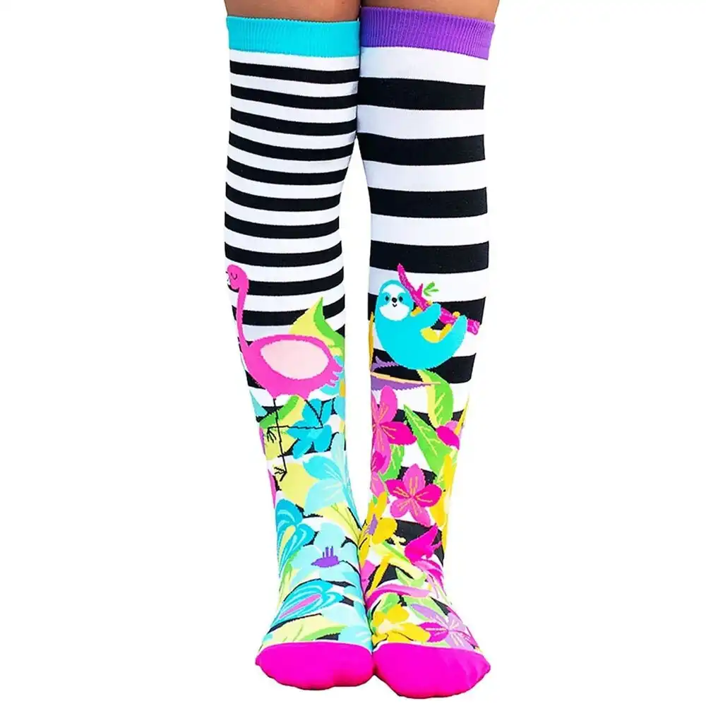 MADMIA Spring Stripes Long Knee High Socks Pair Kids/Adult Unisex Girl/Womens