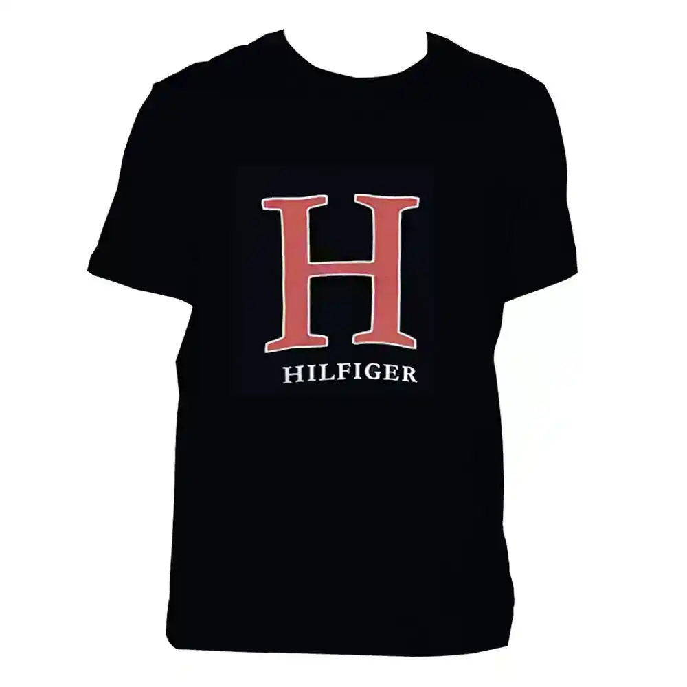 Tommy Hilfiger Men's Size S Sleep/Loungewear Pyjama Cotton Graphic/T-Shirt Black