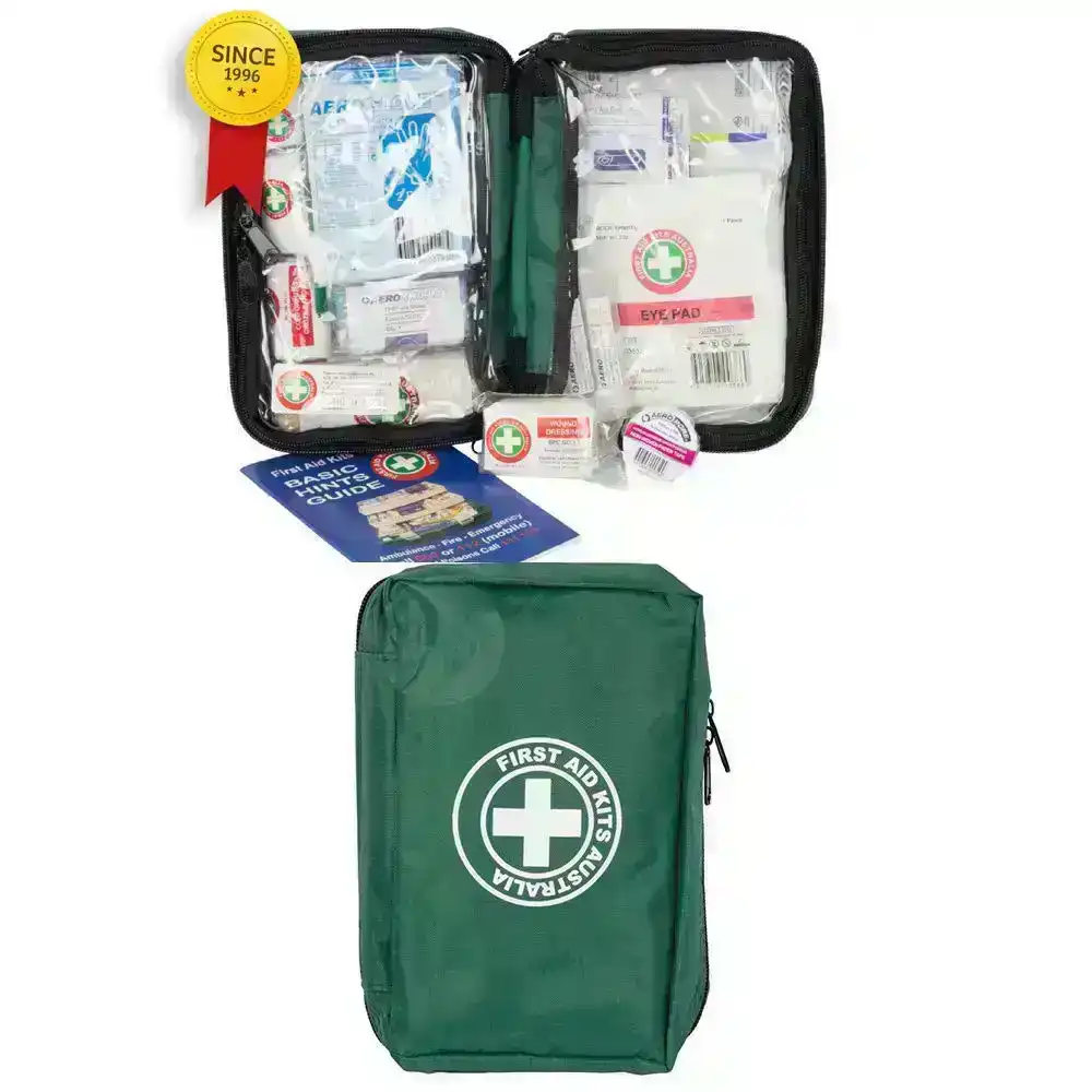 Green Emergency First Aid Kit Home/Travel/Travelling/Car/ Safety Medical Injury