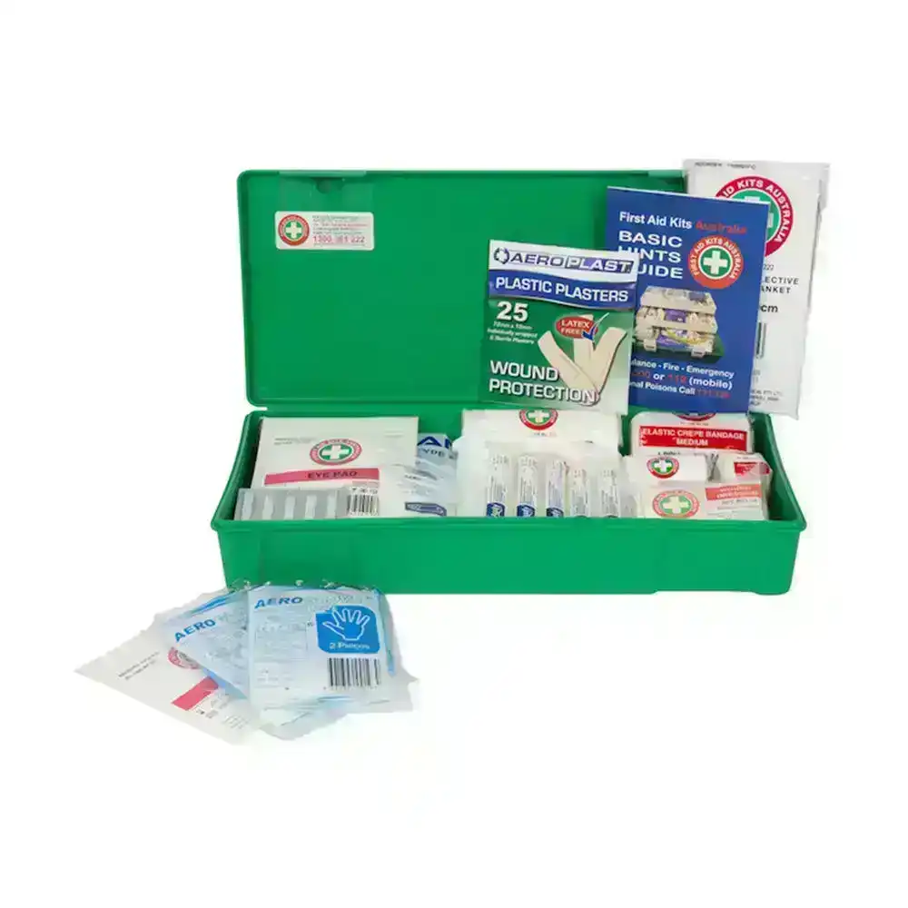 35pc Emergency Medical First Aid Kit Injury Treatment Compact Case Work/Home