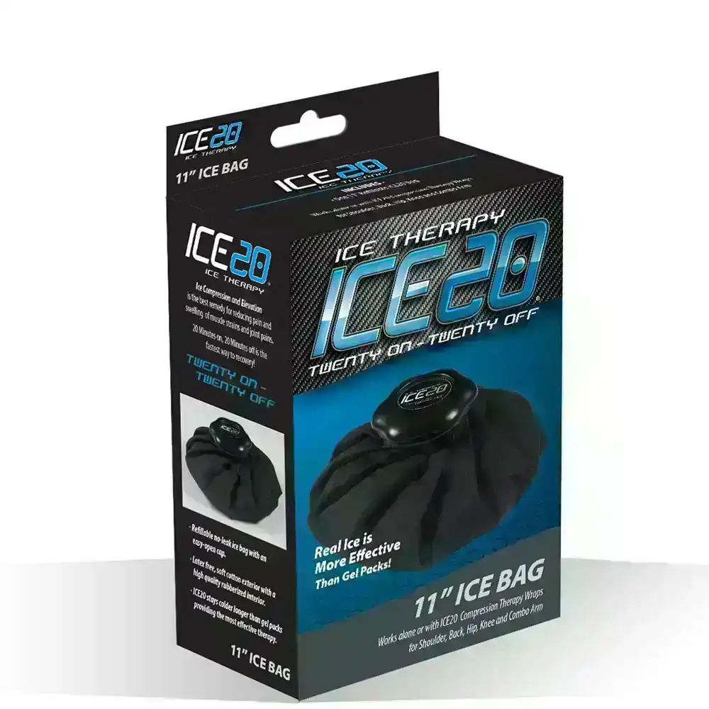 Ice20 11" Ice Therapy Bag Cooler Pack First Aid for Injury/Knee/Wrist/Ankle Pain