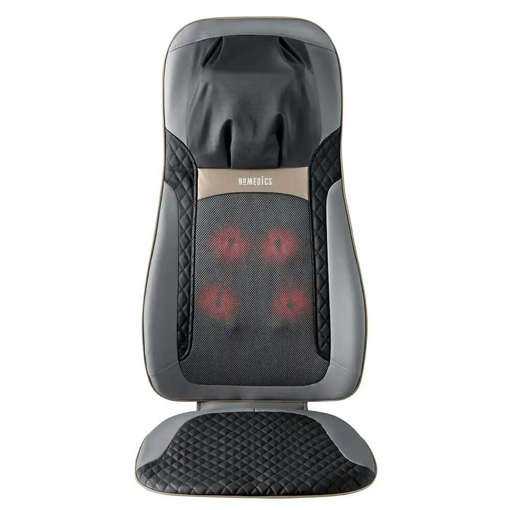 Homedics Elite II Electric Back Massager Chair Cushion Shiatsu/Kneading/Heat