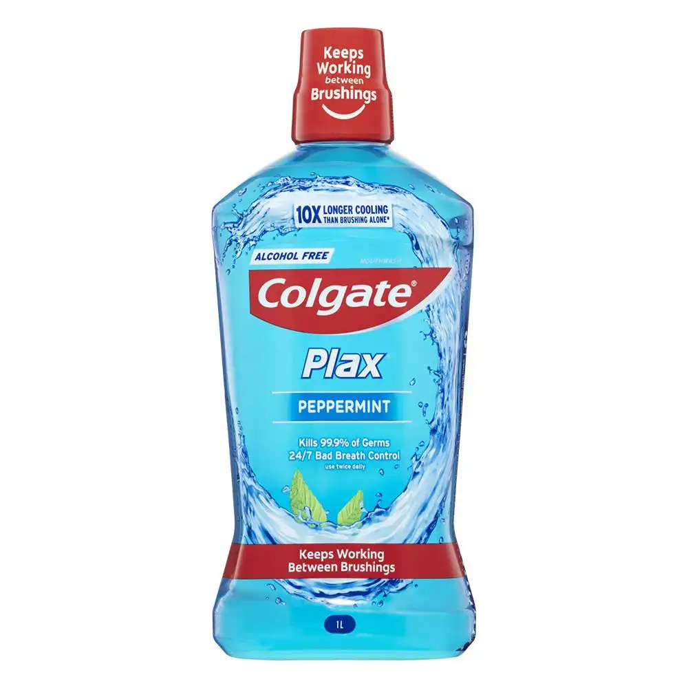 500ml Colgate Plax Mouthwash Peppermint Dental/Teeth Hygiene/Cleaning/Care