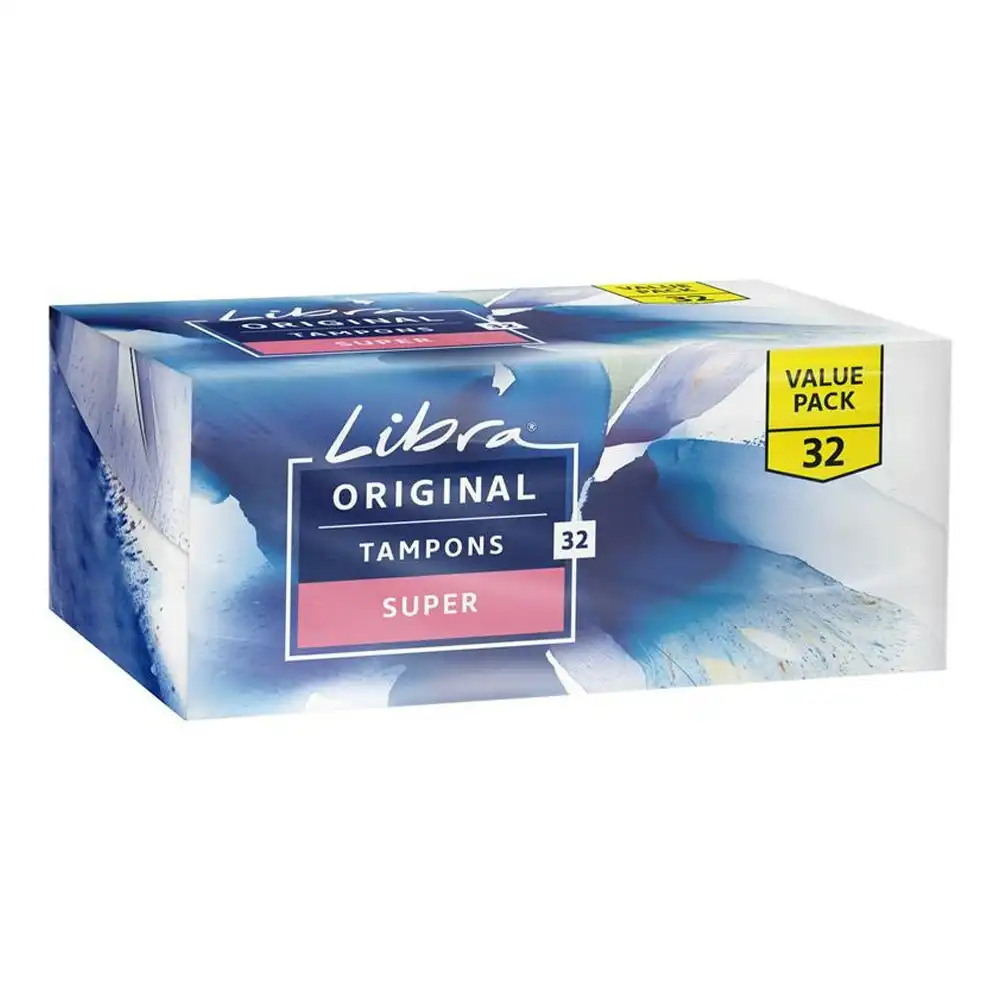 32pc Libra Super Original Tampons Women/Female Hygiene Absorbent/Comfortable