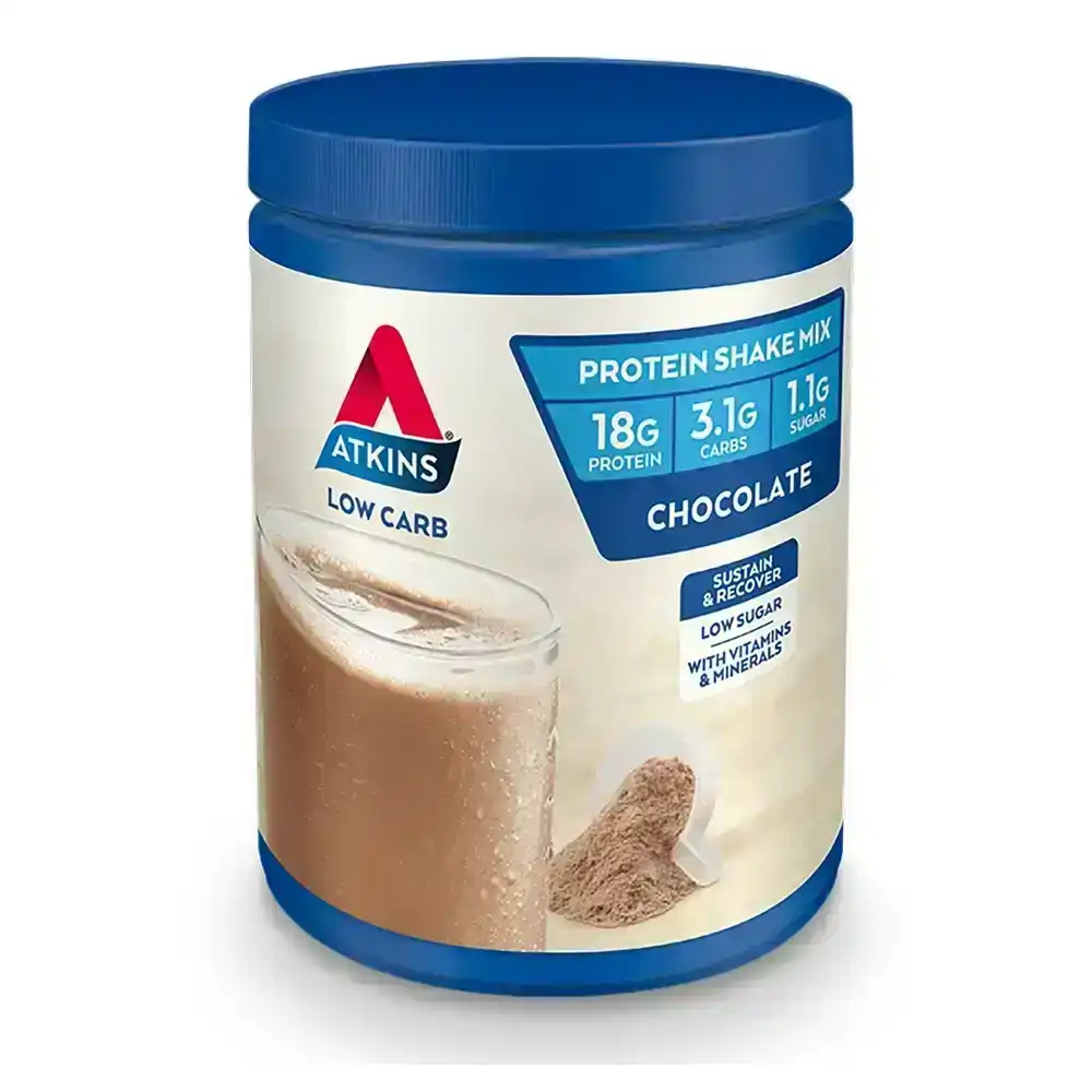 Atkins Low Carbs/Sugar 310g Advantage Diet Protein Shake Powder Mix Chocolate