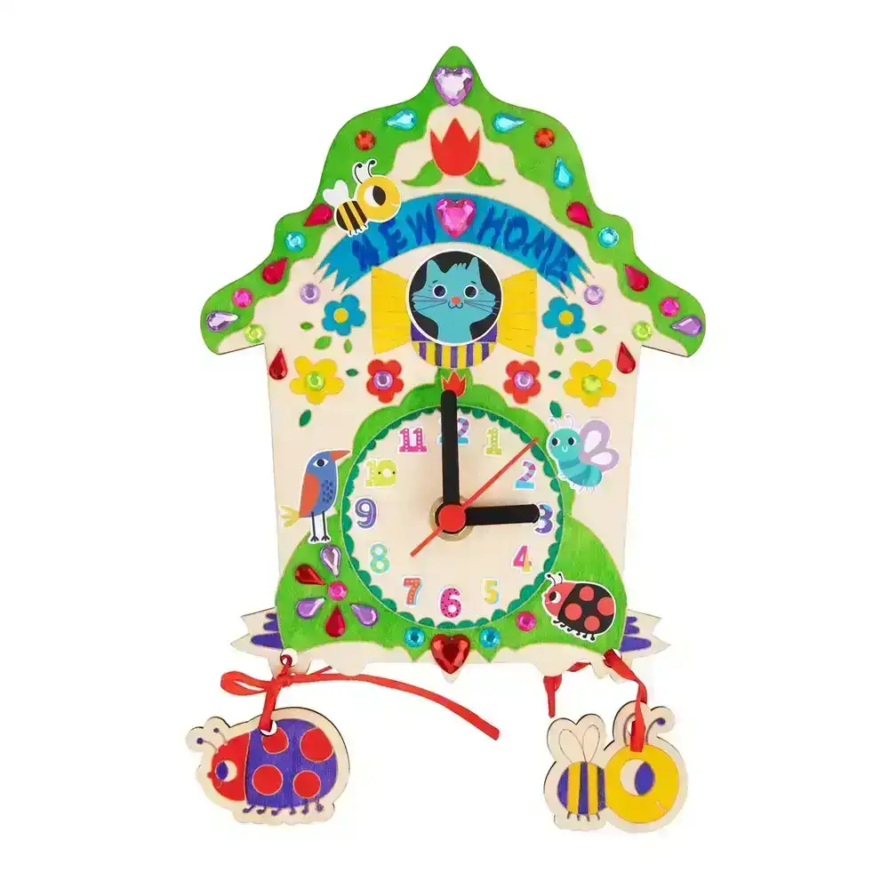 Tookyland DIY Wooden Clock Cuckoo Science & Craft Kit Children/Kid Toy/Craft 3y+