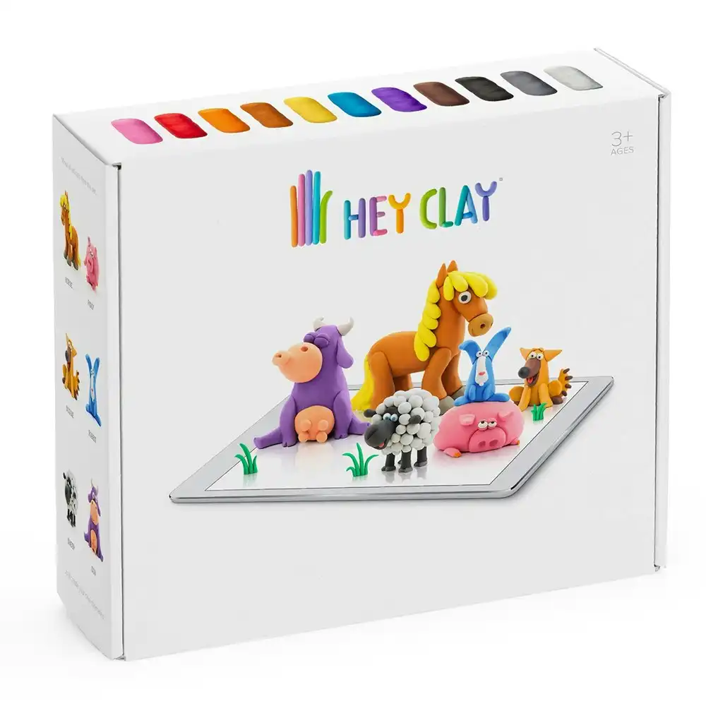 15pc Hey Clay Animals Educational Fun Play Toy Set Kids/Children Toddler 3y+