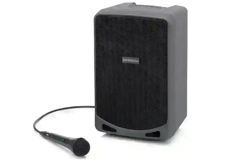 Samson PA Bluetooth Portable Speaker System Rechargeable Battery w/Aux/Mic Input