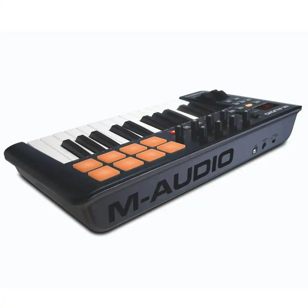 M-Audio Oxygen 25 USB MIDI Pad Portable Keyboard Controller w/ Ableton Live BLK