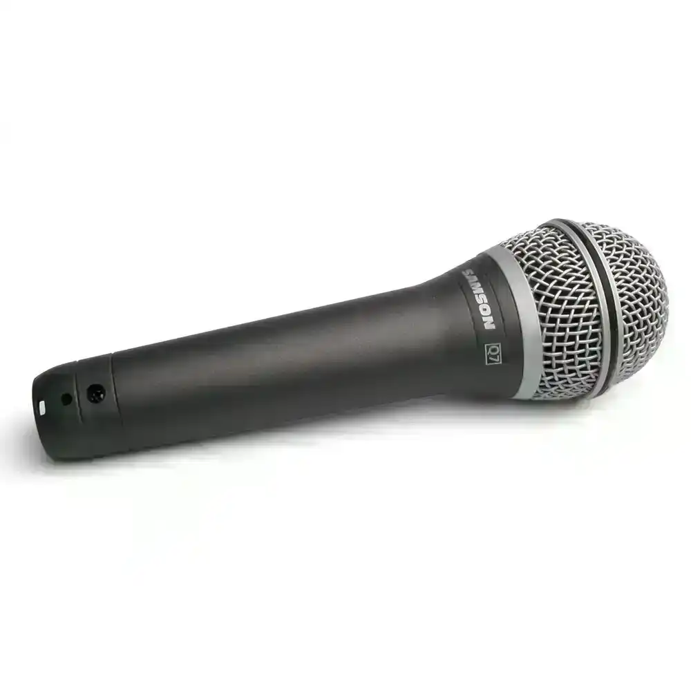 Samson Q7 Handheld Dynamic Mic Vocal Handheld Cardioid/Studio Microphone Black