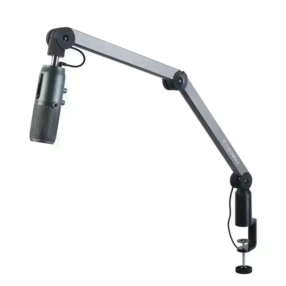 Thronmax Caster XLR Desktop/Table Stand/Arm for Microphone/Boom Home Studio BLK