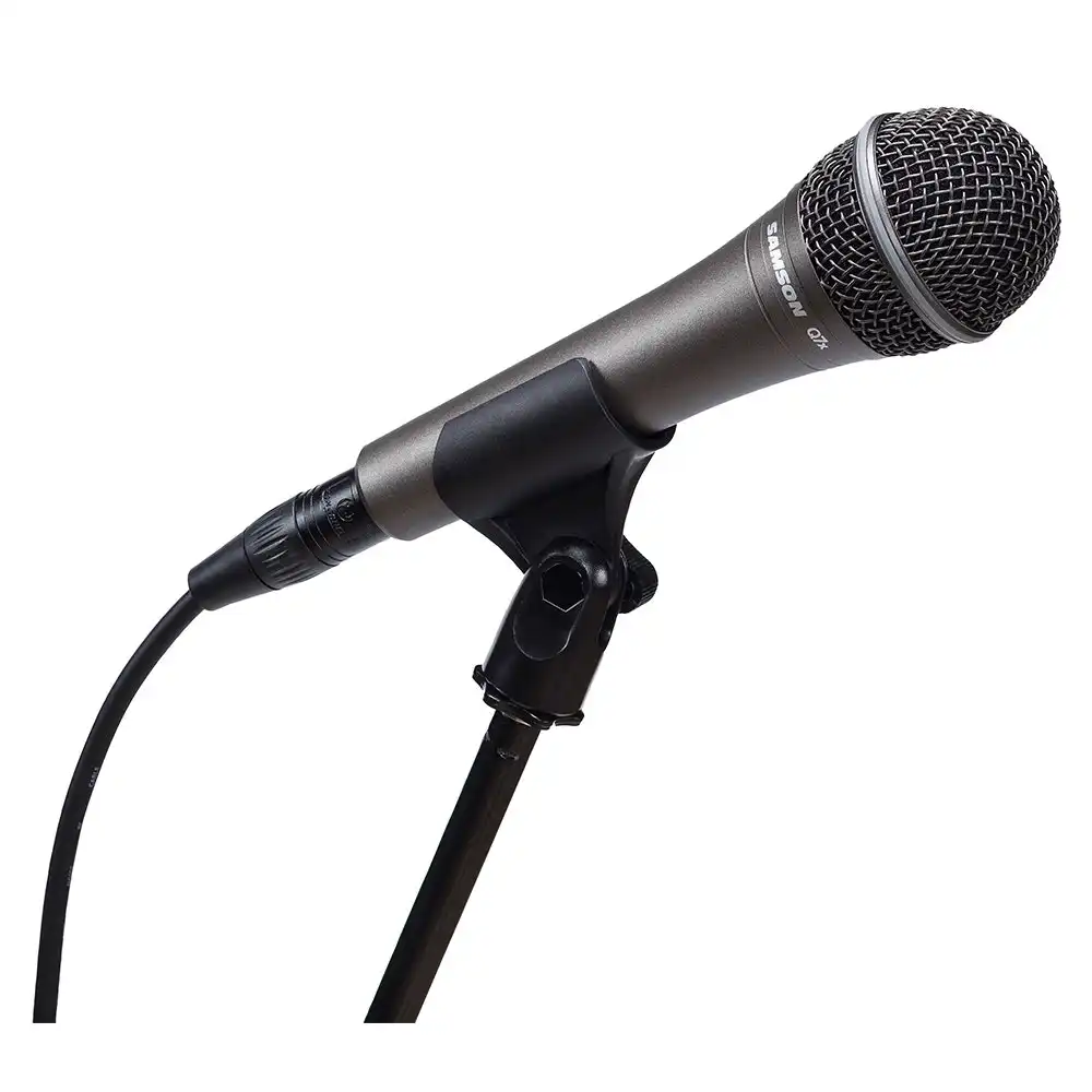 Samson Professional Studio Super Cardioid Dynamic Vocal Microphone w/ Mic Clips