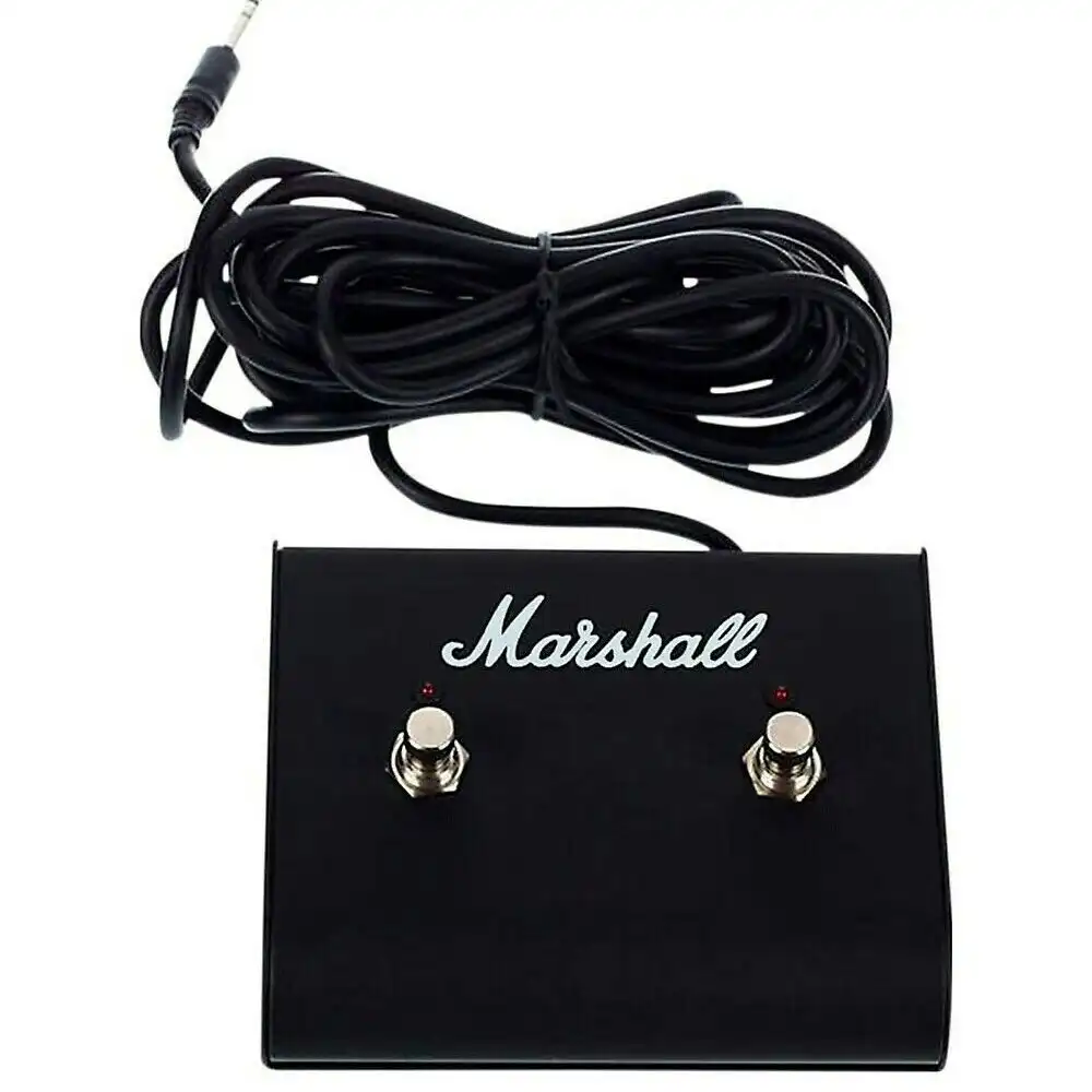 Marshall PEDL-91003 Dual Latching LED Footswitch Pedal for Amplifier Speaker