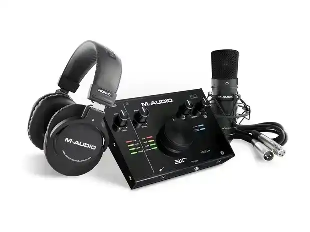 M-Audio Air 192/4 VSP 2x2 Audio USB Interface w/ Microphone/Headphones Black