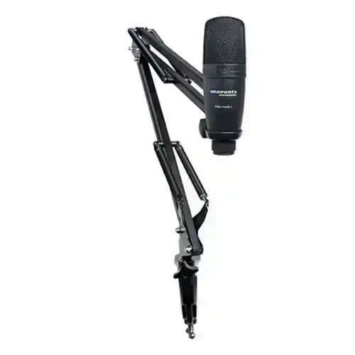 Marantz Professional USB Cardioid Condenser Microphone w/ Broadcast Stand/Cable